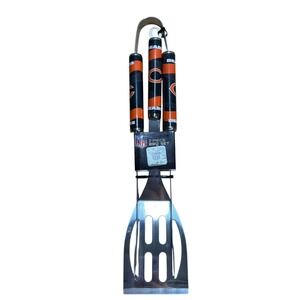 Denver Broncos Stainless Steel 2 piece BBQ Set Spatula And Thongs Licensed NFL